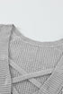 Cross Back Hollow-Out Sweater